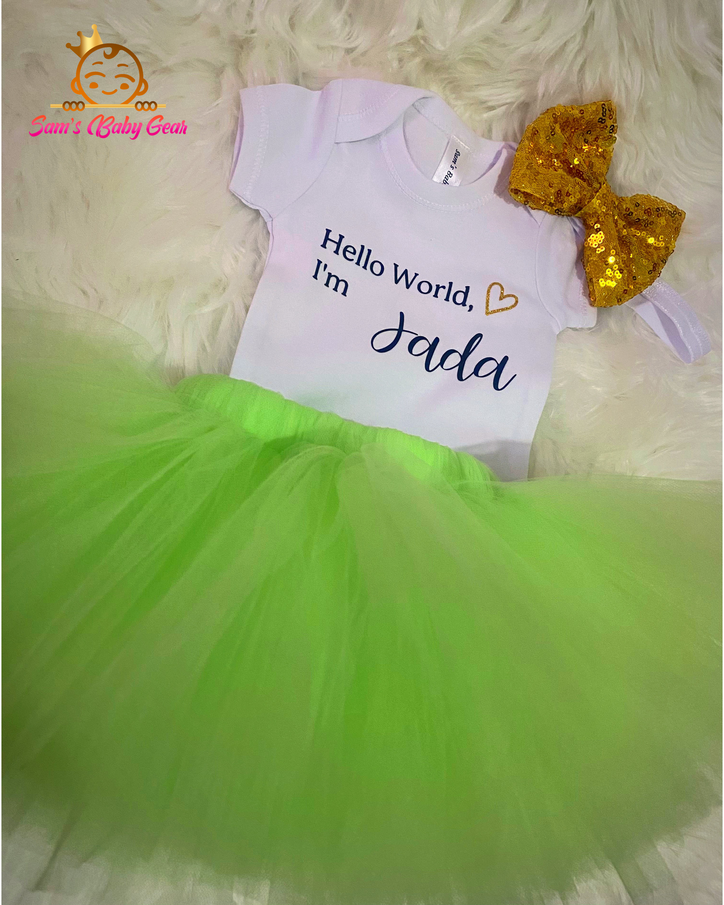 Hello World Tutu Set